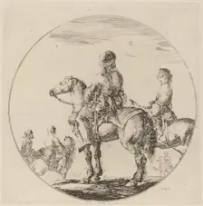 Two Polish Cavaliers. Creator: Stefano della Bella