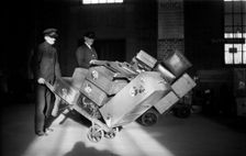 Two porters at Tilbury Passenger Landing Stage, Essex, c1945-c1965. Artist: SW Rawlings