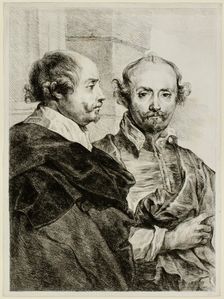 Two Portraits of a Man in Half-Length, 1784/1815. Creator: Vivant Denon