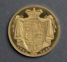 Two Pounds [pattern] (reverse), 1831. Creator: J. B. Merlen (British); William Wyon (British)