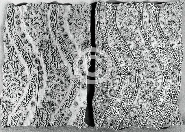 Two Printing Blocks, England, c. 1860. Creator: Unknown.