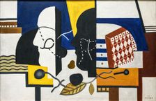Two Profiles, 1928. Creator: Léger, Fernand (1881-1955)