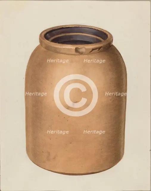 Two Quart Jar, 1935/1942. Creator: Clyde L. Cheney.