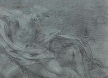 Two Reclining Figures [verso]. Creator: Unknown