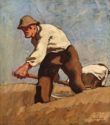 Two Reapers, c1922-1924. Creator: Albin Egger-Lienz