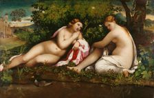 Two Resting Nymphs, c1510-1515. Creator: Jacopo Palma il Vecchio