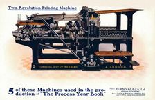 Two-Revolution Printing Machine c1908. Artist: Burton-Rake