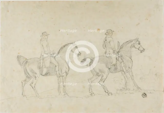 Two Riders, n.d. Creator: Sawrey Gilpin.