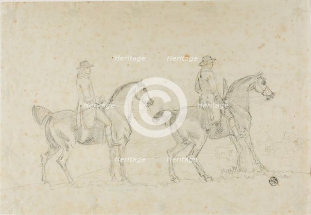 Two Riders, n.d. Creator: Sawrey Gilpin.