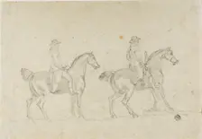 Two Riders, n.d. Creator: Sawrey Gilpin