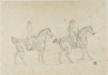 Two Riders, n.d. Creator: Sawrey Gilpin