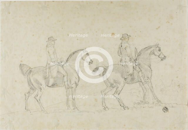 Two Riders, n.d. Creator: Sawrey Gilpin.