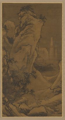 Two Riders Searching for Plum Blossoms, Ming dynasty, 16th century. Creator: Unknown