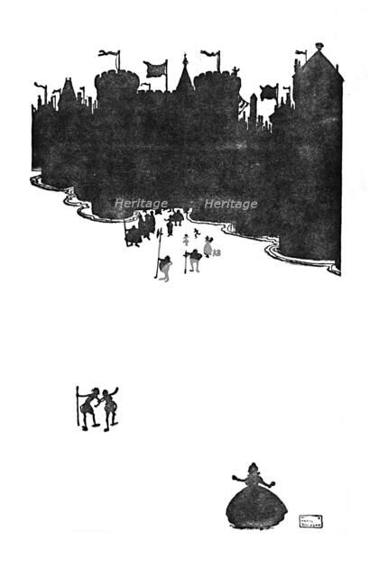 'Two Rogues Calling Themselves Weavers Made Their Appearance', c1930. Artist: W Heath Robinson.