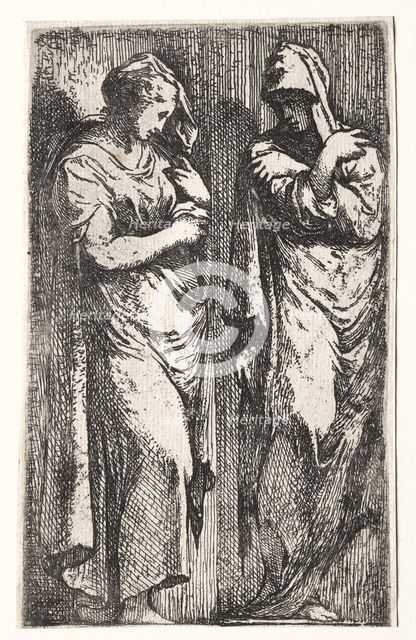 Two Roman Women. Creator: Francesco Primaticcio (Italian, 1504-1570).