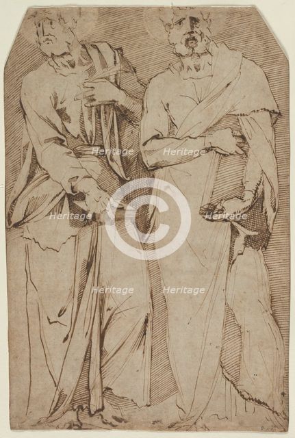 Two Standing Saints, 1563-1572?. Creator: Giovanni Bandini (Italian, c. 1540-1599).