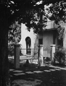 Two-story house, New Orleans or Charleston, South Carolina, between 1920 and 1926. Creator: Arnold Genthe