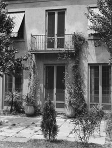 Two-story house, New Orleans or Charleston, South Carolina, between 1920 and 1926. Creator: Arnold Genthe