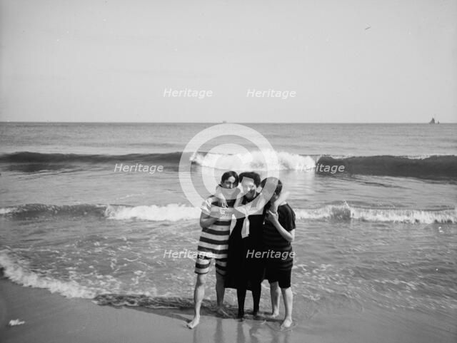 Two strings to her beaux, between 1900 and 1905. Creator: Unknown.