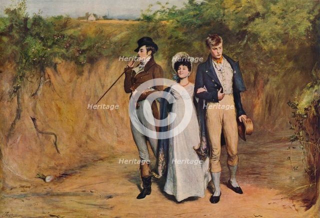 Two Strings To Her Bow, 1887, (1938). Artist: John Pettie