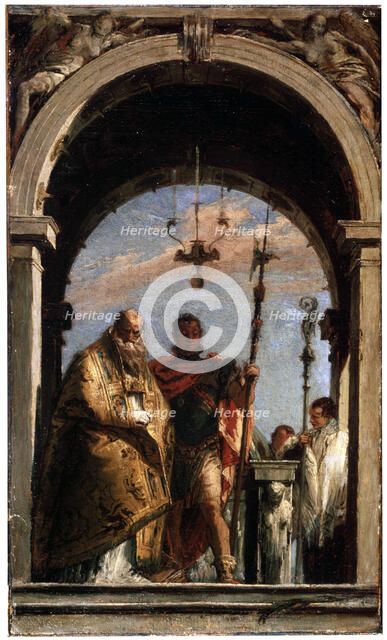 'Two Saints', 1740-1745.  Artist: Giovanni Battista Tiepolo