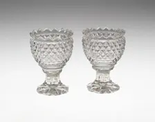 Two Salts, England, c. 1800. Creator: Unknown