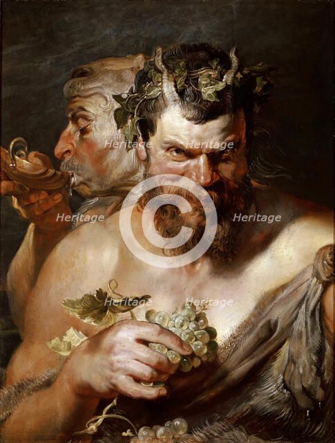 Two Satyrs , c. 1617-1618. Creator: Rubens, Pieter Paul (1577-1640).