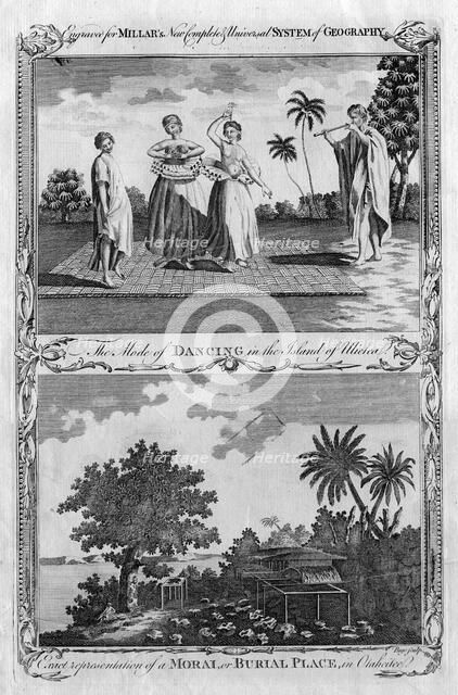 Two scenes from the Pacific Islands, c1780s(?). Artist: Page