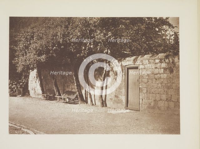 [Two seats and door]. From the album: Photograph album - England, 1920s. Creator: Harry Moult.