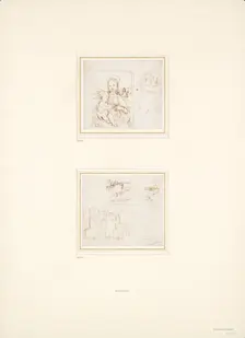 Two separate Sketches of Landscapes, 1500-1504. Artist: Raphael
