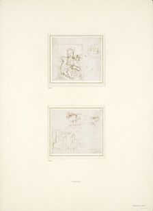 Two separate Sketches of Landscapes, 1500-1504. Artist: Raphael