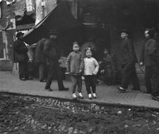 Two sheenies, Chinatown, San Francisco, between 1896 and 1906. Creator: Arnold Genthe
