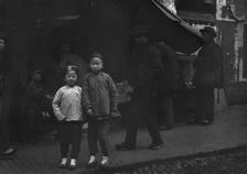 Two sheenies, Chinatown, San Francisco, between 1896 and 1906. Creator: Arnold Genthe