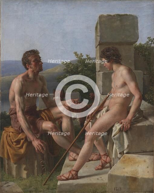 Two Sheperds, 1813. Creator: CW Eckersberg.