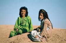 Two shepherdesses, Calah (Nimrud), Iraq, 1977. Creator: Vivienne Sharp