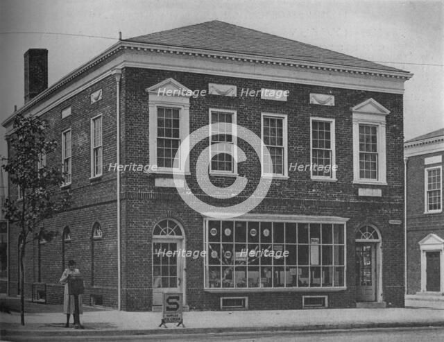 Two shops at Yorkship Village, New Jersey, 1925. Artist: Unknown.