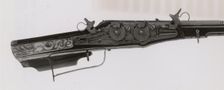 Two-Shot, Superimposed-Charge, Double Wheel-Lock Rifle and Spring Gun, Southern Germ..., 1594. Creator: Unknown