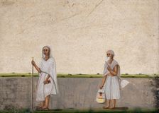 Two Shwetambar Jain monks, (between 1800 and 1899?). Creator: Unknown