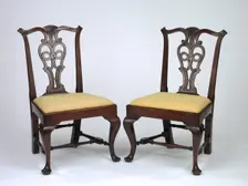 Two Side Chairs, c. 1775-1790. Creator: John Townsend (American, 1732-1809)