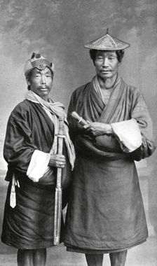 Two Sikkimese men, c1910
