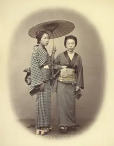 Two Sisters, 1866-1867. Creator: Felice Beato