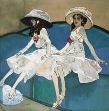 Two sisters, c. 1910