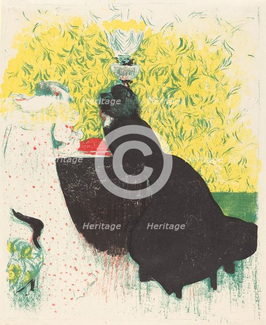 Two Sisters-in-Law (Les deux belles-soeurs), 1897/1898 (published 1899). Creator: Edouard Vuillard.