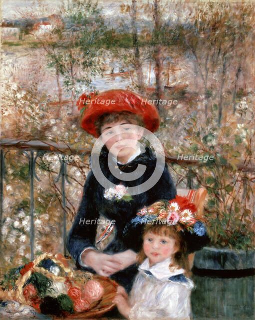 'Two Sisters (On the Terrace)', 1881.  Artist: Pierre-Auguste Renoir