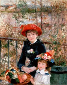 Two Sisters (On the Terrace) 1881. Artist: Pierre-Auguste Renoir
