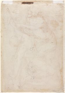 Two Sketches of a Mother and Child, 16th century. Creator: Anonymous