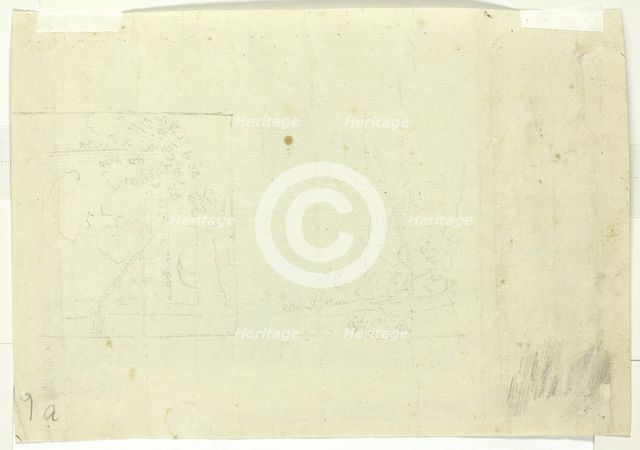 Two Sketches of a Park, n.d. Creator: Pierre Antoine Mongin.