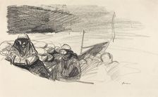 Two Soldiers in a Trench, c. 1914/1919. Creator: Jean Louis Forain