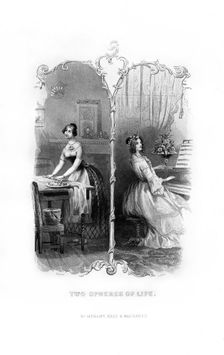 Two Spheres of Life 1872.Artist: C Burt