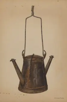 Two Spouted Torch, c. 1942. Creator: William Frank